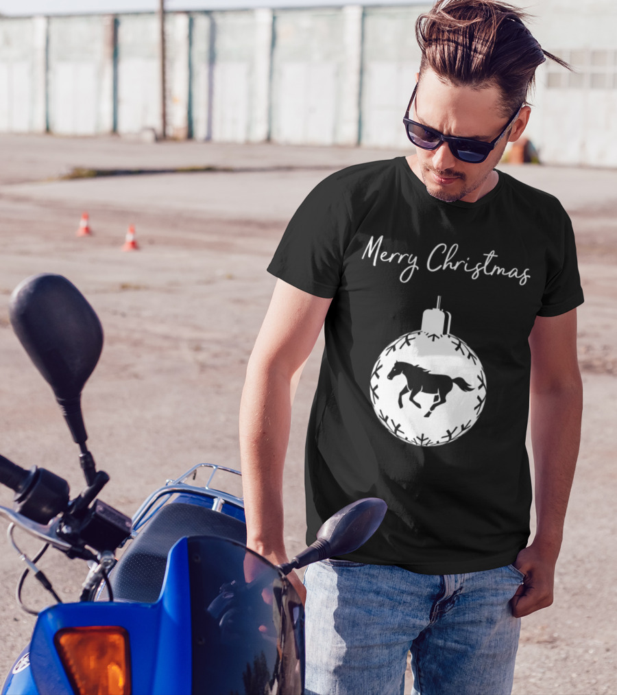 Merry Christmas Horse T-Shirt