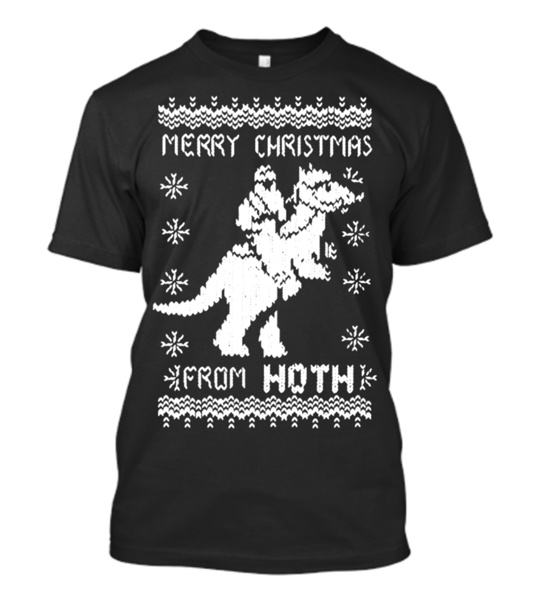 Merry Christmas From Hoth Vintage Movie T-Shirt