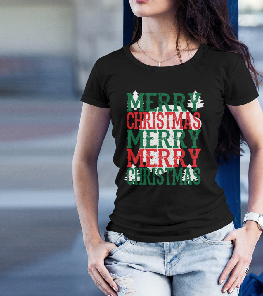 Merry Christmas Merry Merry Christmas T-Shirt