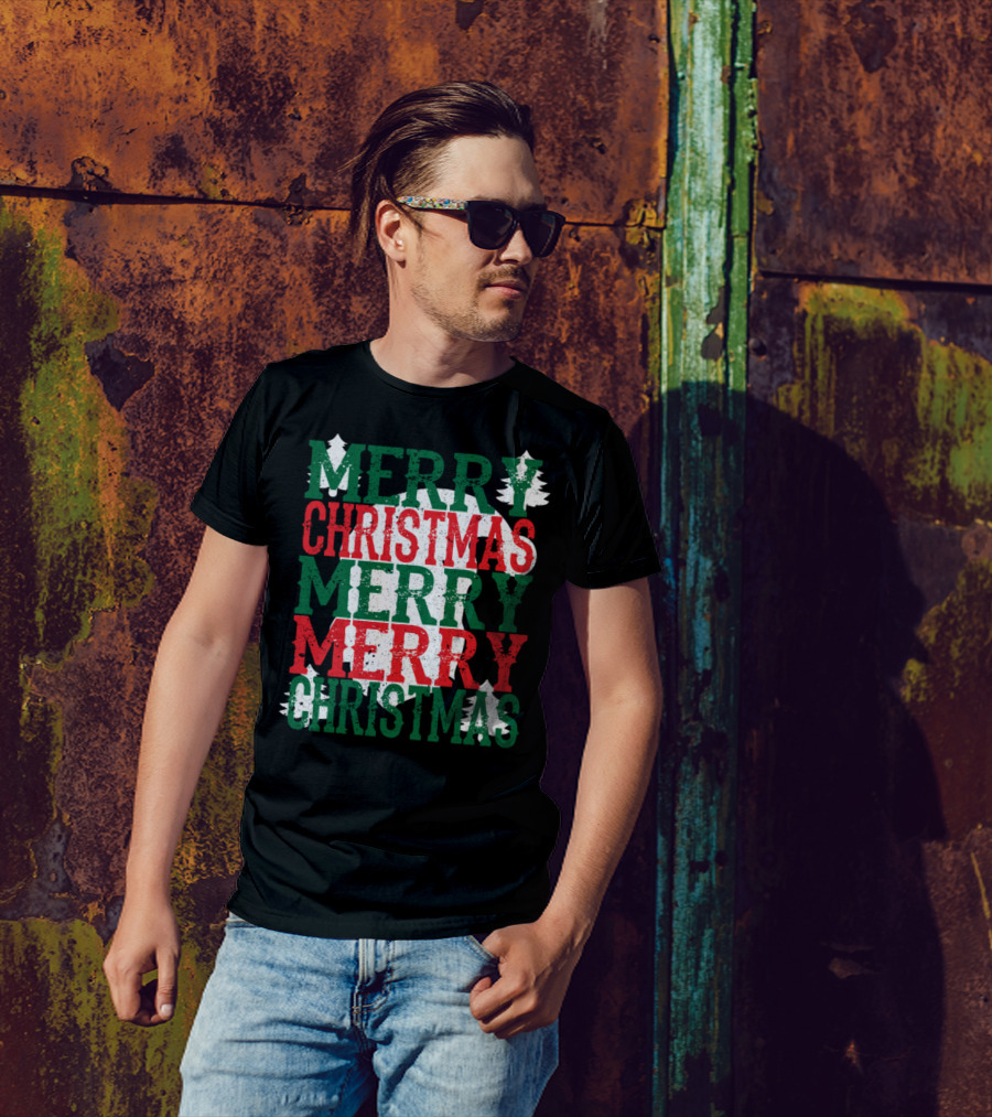 Merry Christmas Merry Merry Christmas T-Shirt