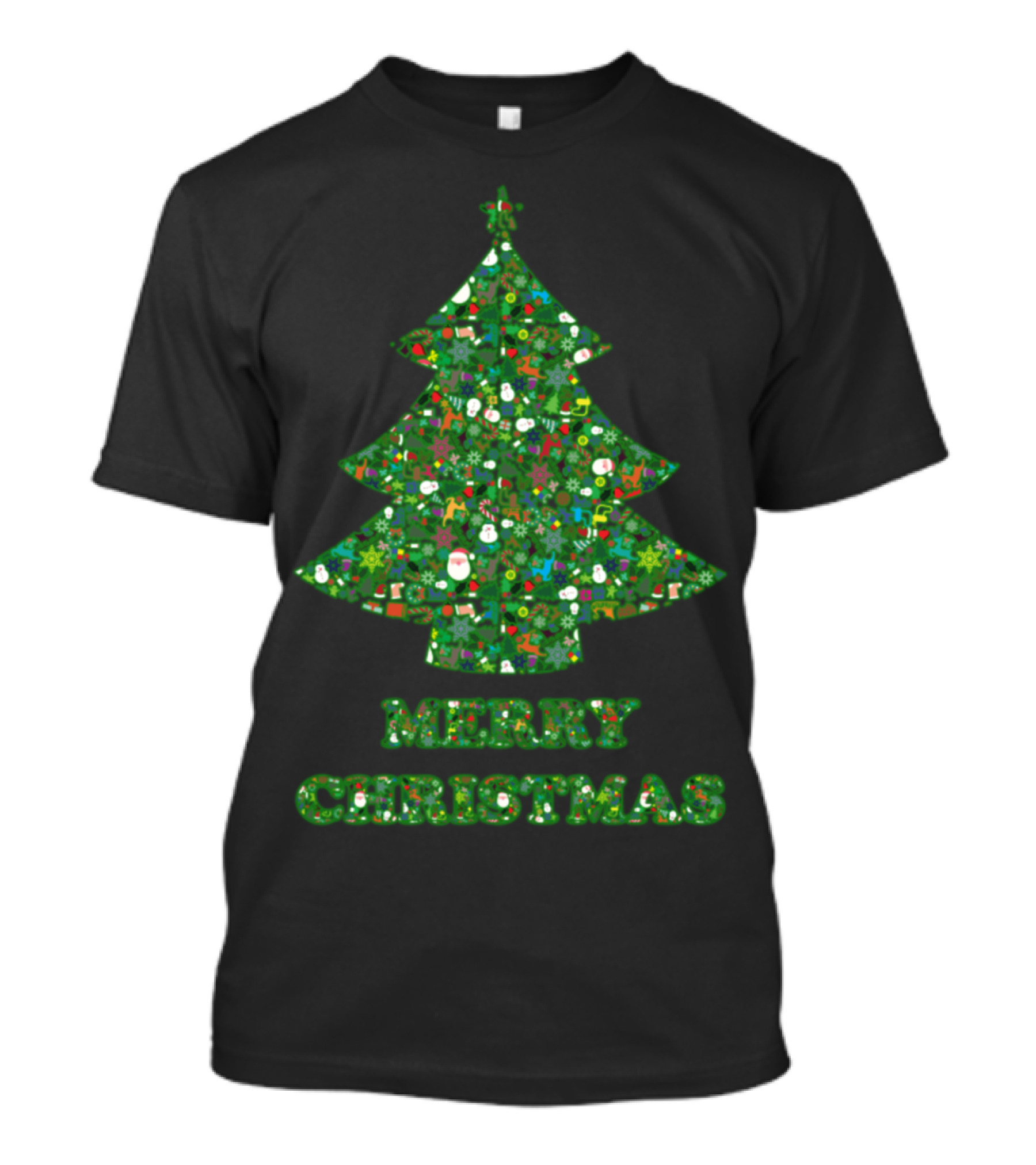 Merry Ugly Christmas Tree T-Shirt