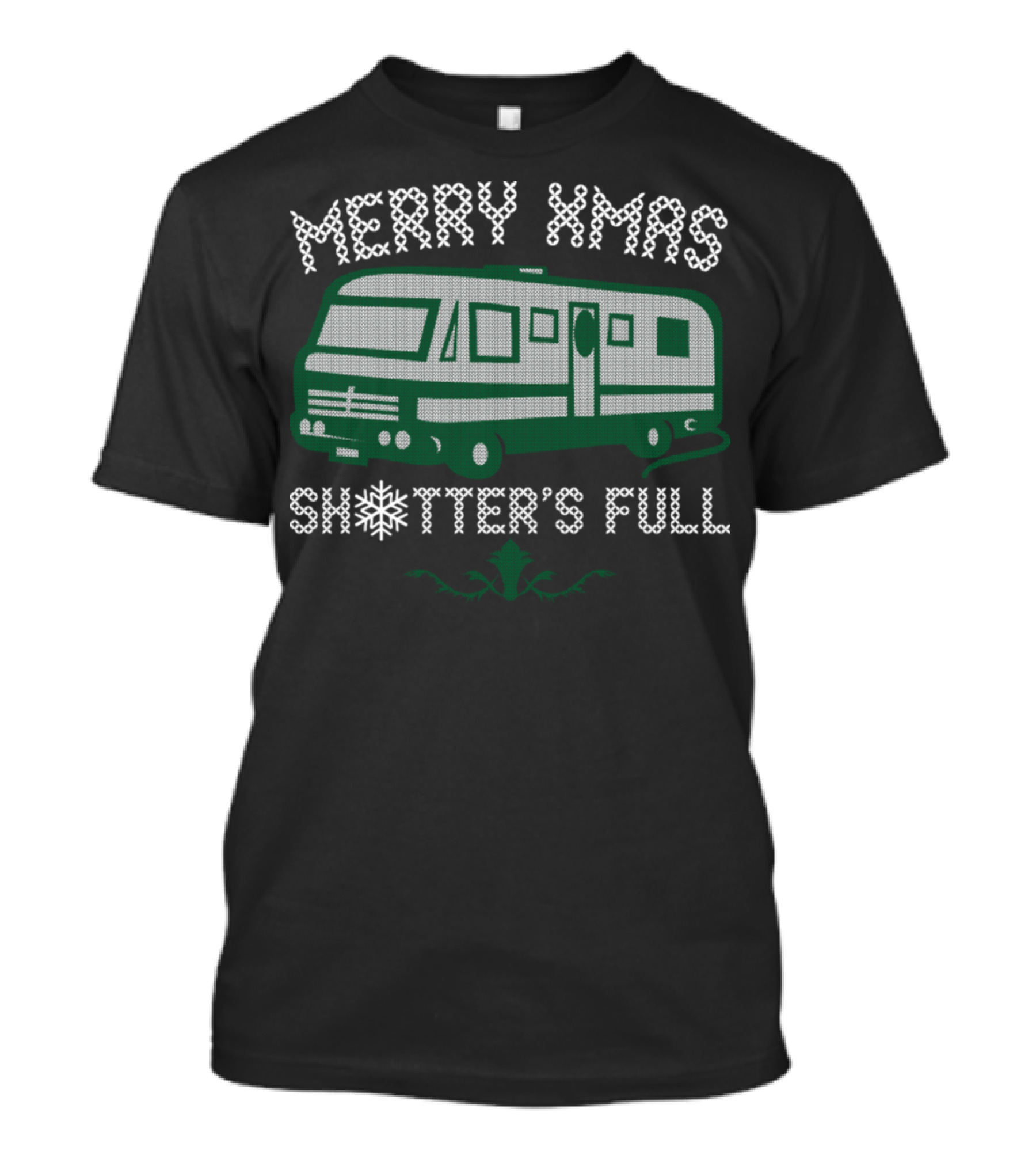 Merry Xmas Shitter's Full RV Holiday Scene T-Shirt