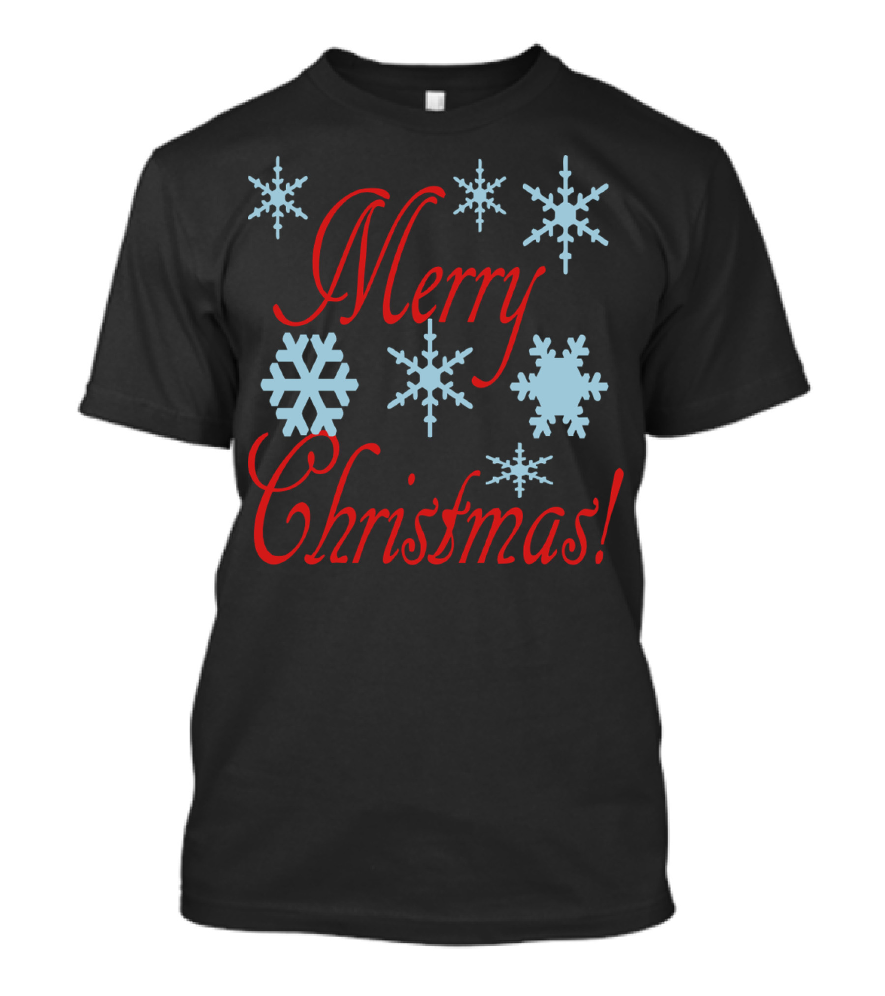 Merry Christmas Snowflakes T-Shirt