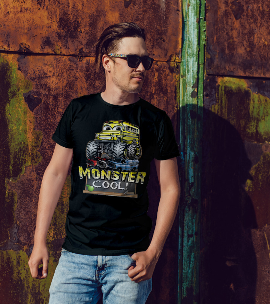 Monster Cool Bus Off-Road Kids T-Shirt