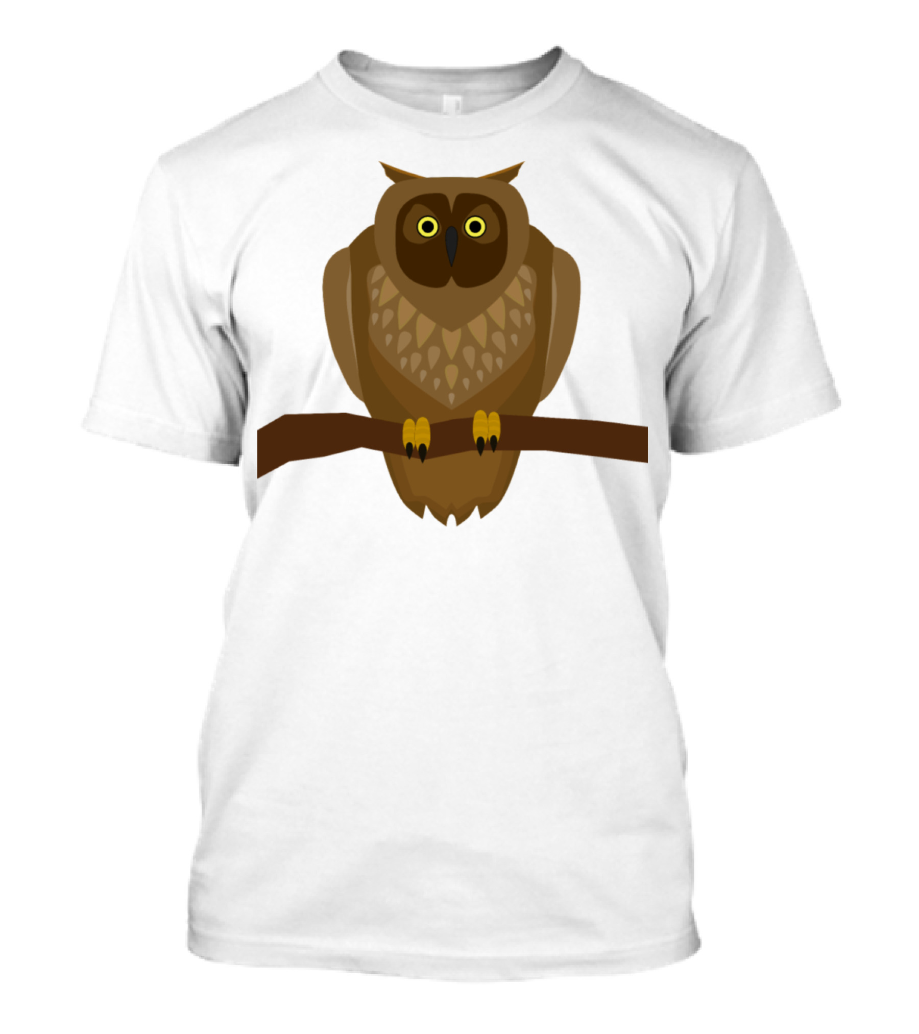 Owl On Branch T-Shirt