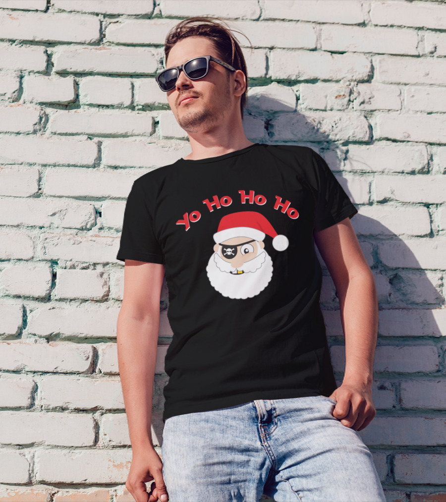 Yo Ho Ho Ho Pirate Santa T-Shirt
