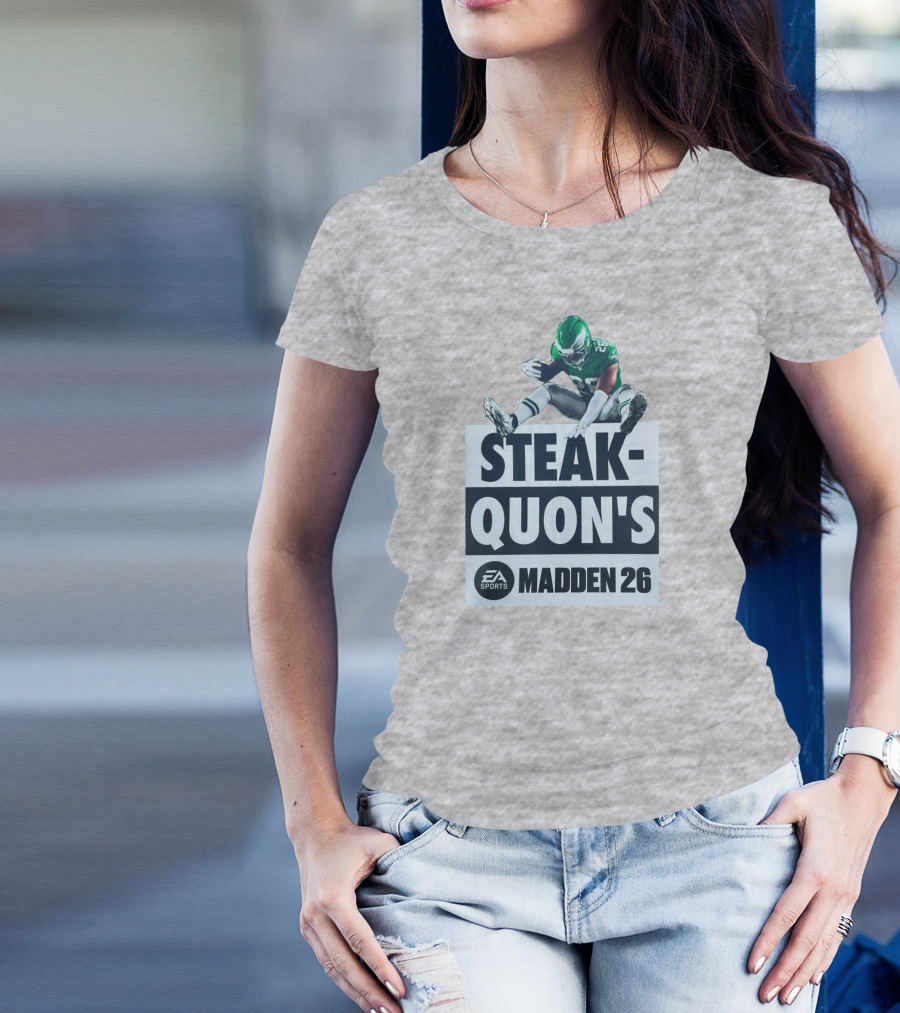 Saquon Barkley Steak Quon’s EA Sports Madden 26 Philadelphia Eagles T-Shirt