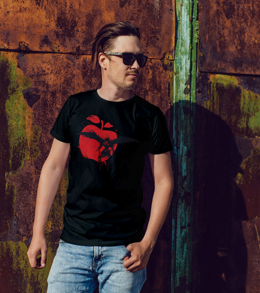 Death Note Ryuk Red Apple T-Shirt