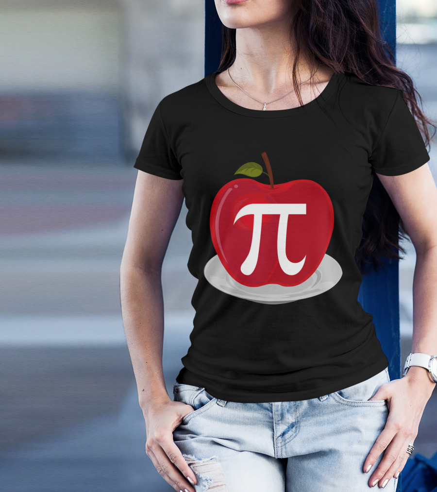 Apple Pi On Plate T-Shirt