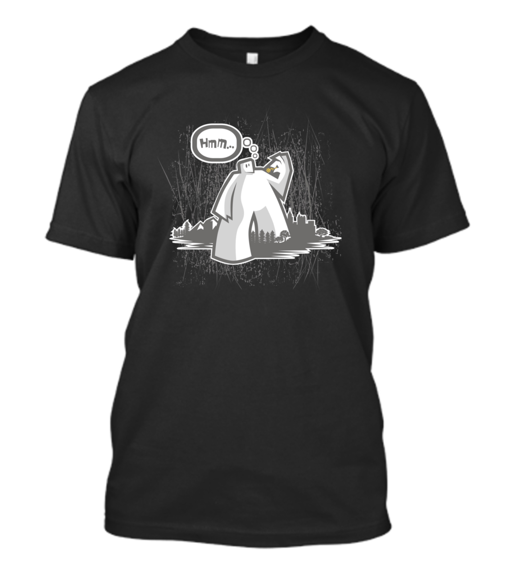 Hmm. Appreciate The Small Things Mountain Reflection T-Shirt