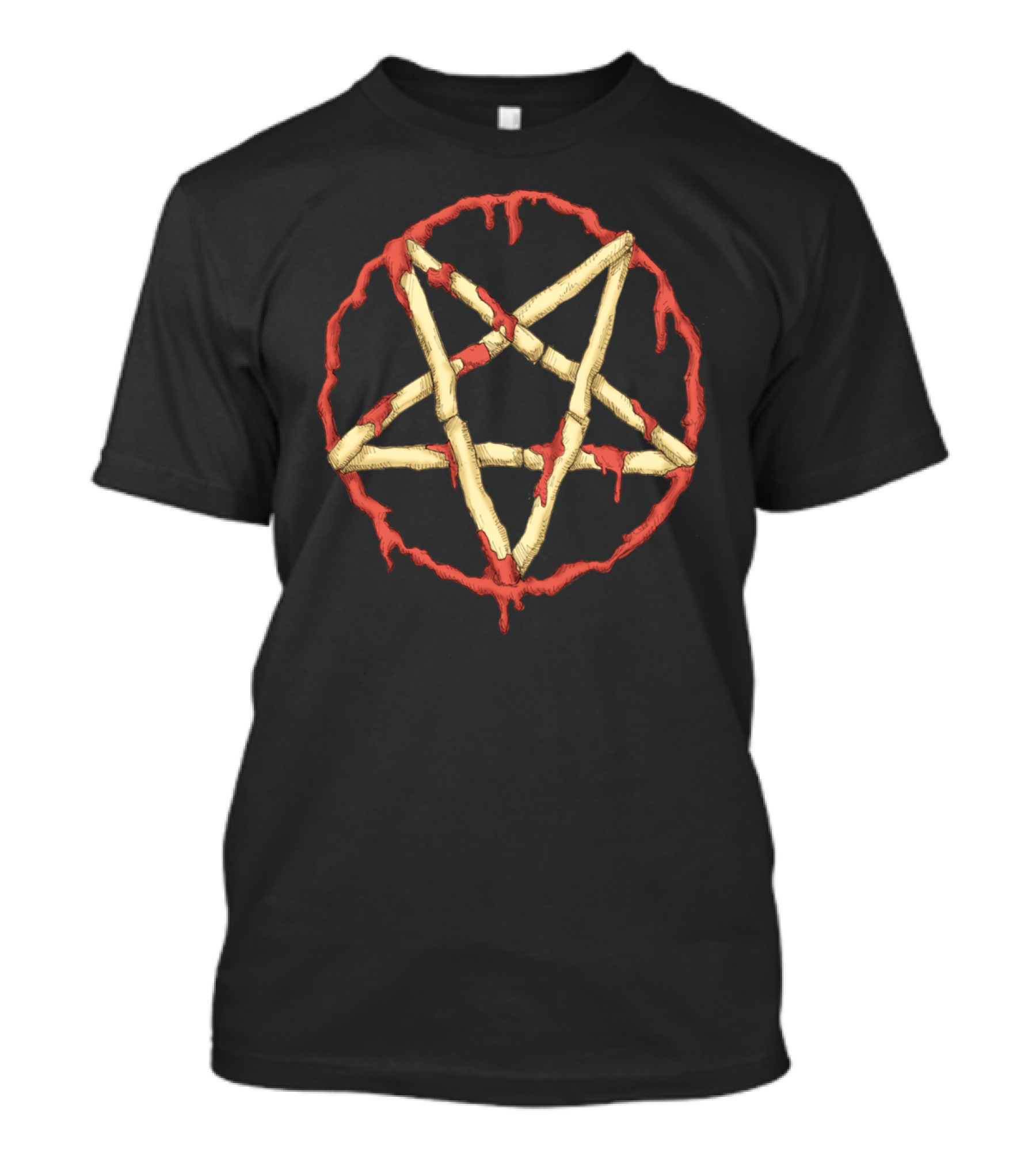 Fry Pentagram Design Fry Or Die T-Shirt