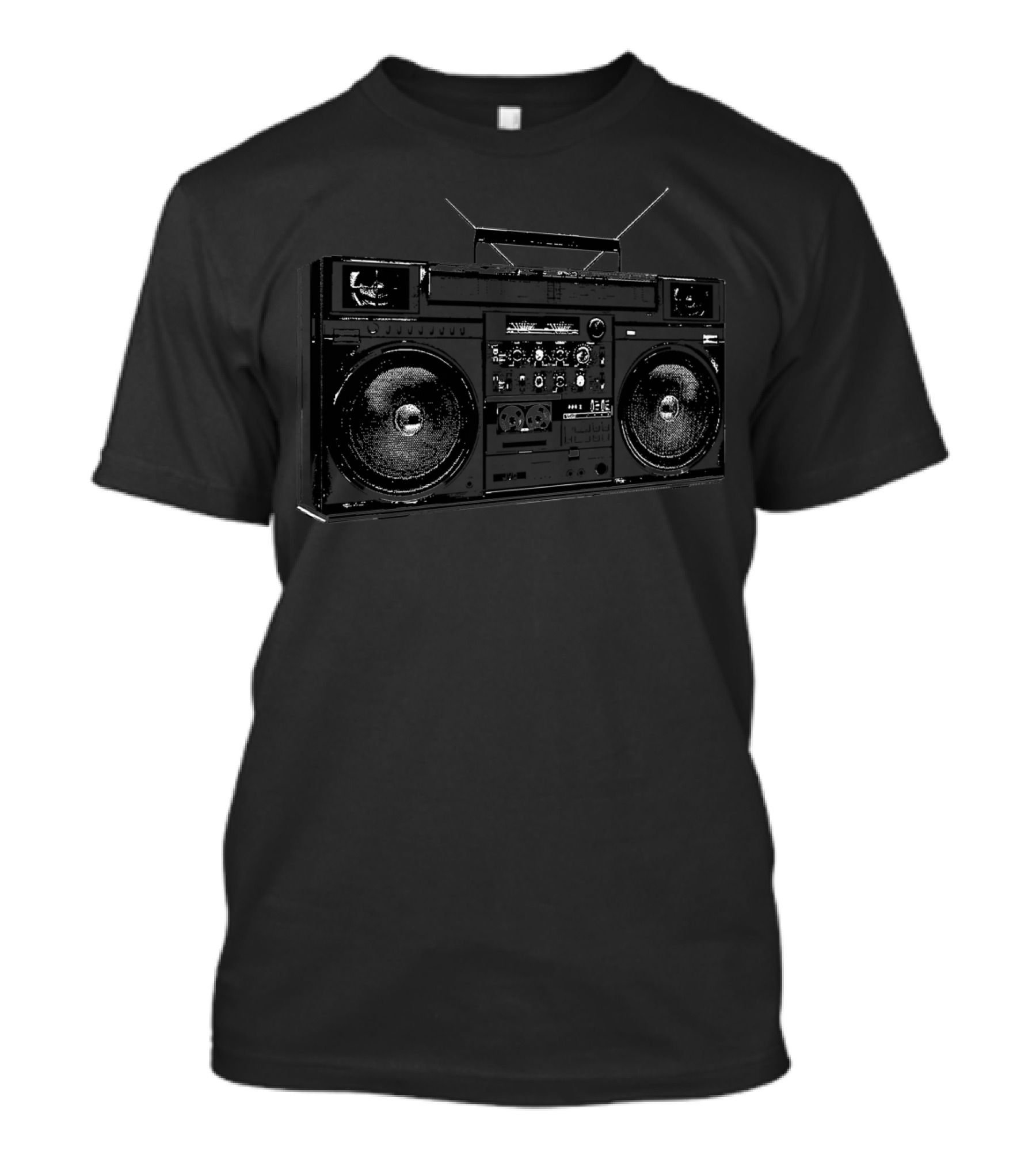 Boom Box Times Retro Music Vibes Classic Stereo T-Shirt