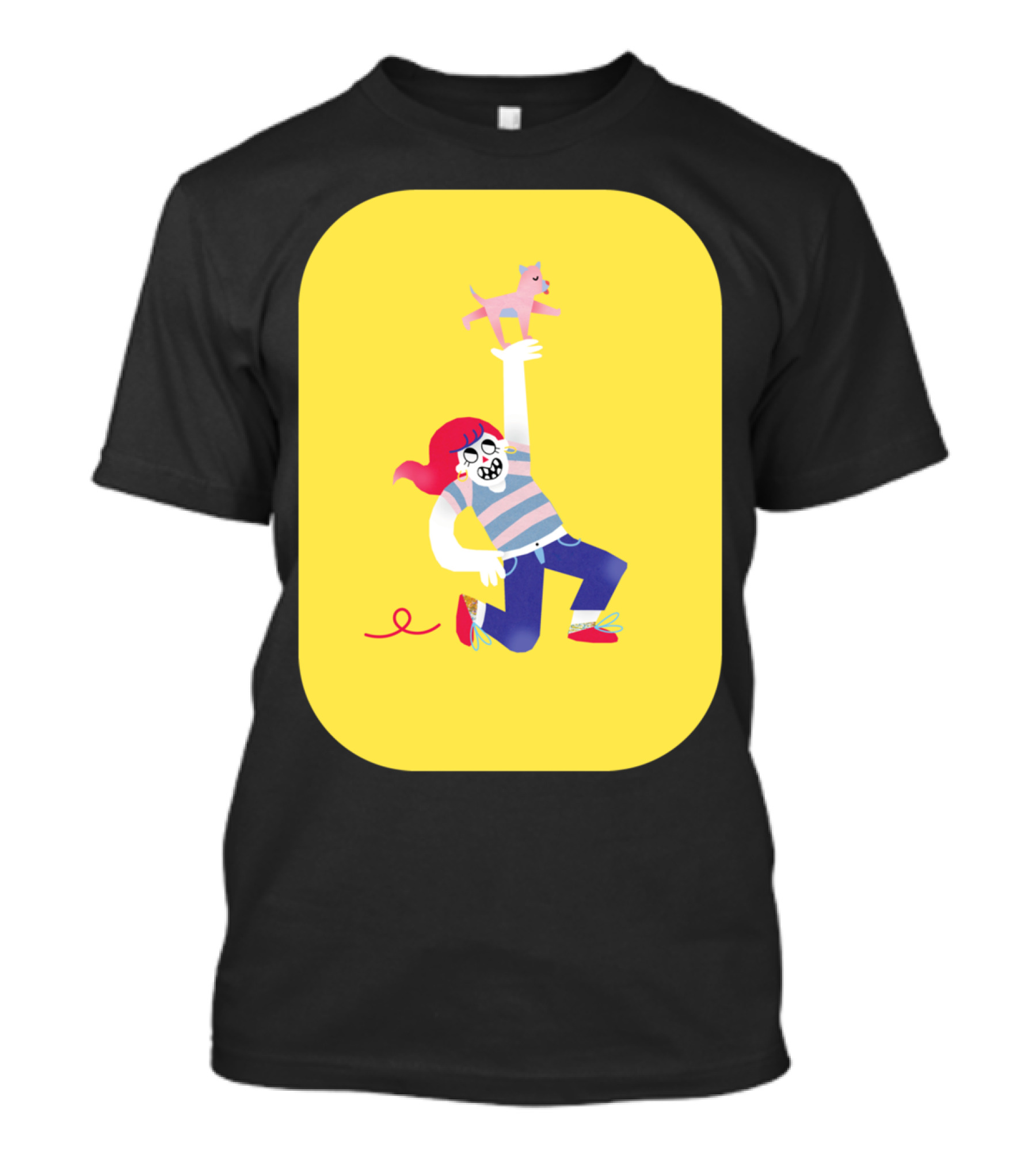 Playful Dog Lover Adventure Moment T-Shirt
