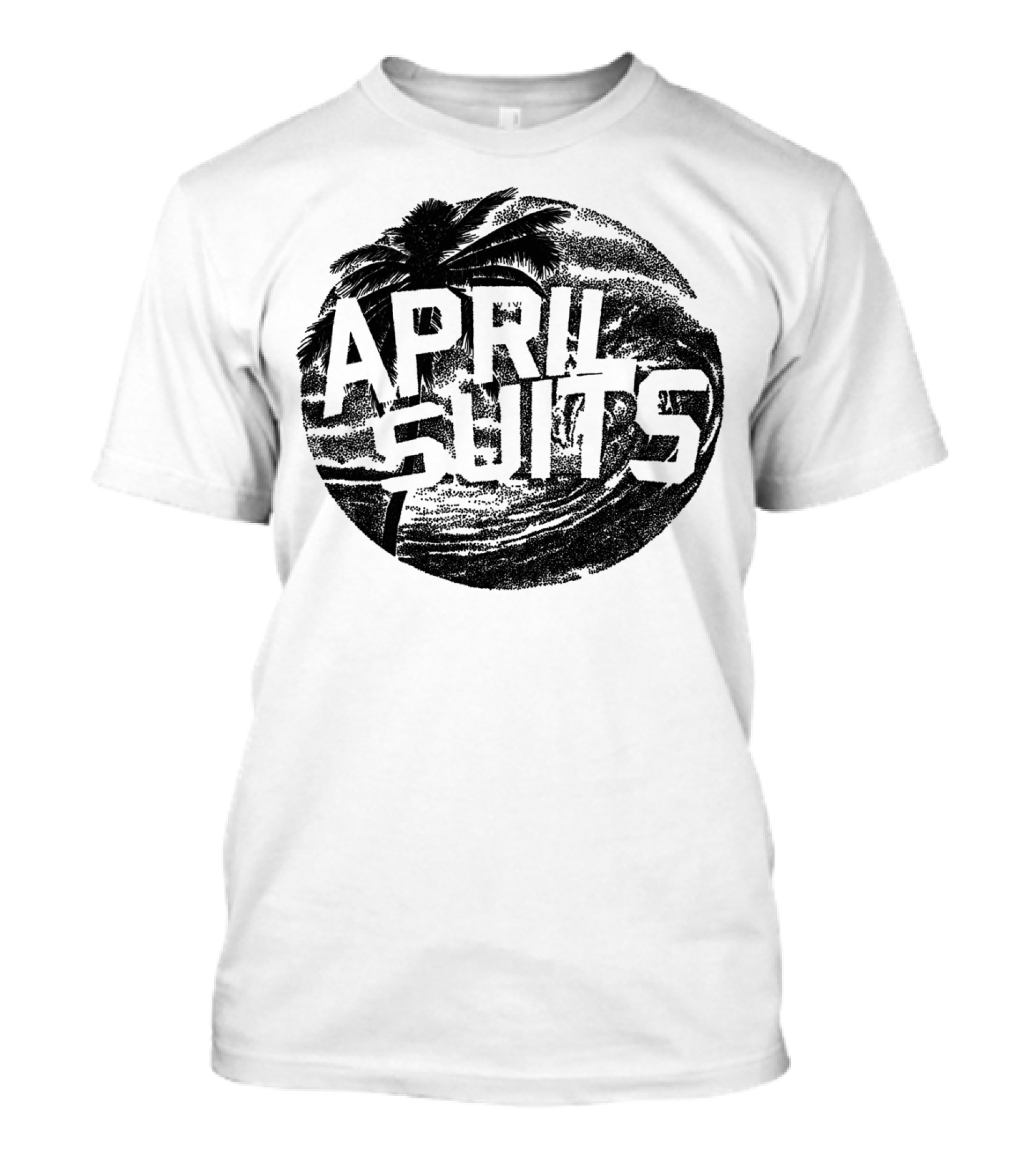 April Suits Padagat Tropical Palm Wave T-Shirt