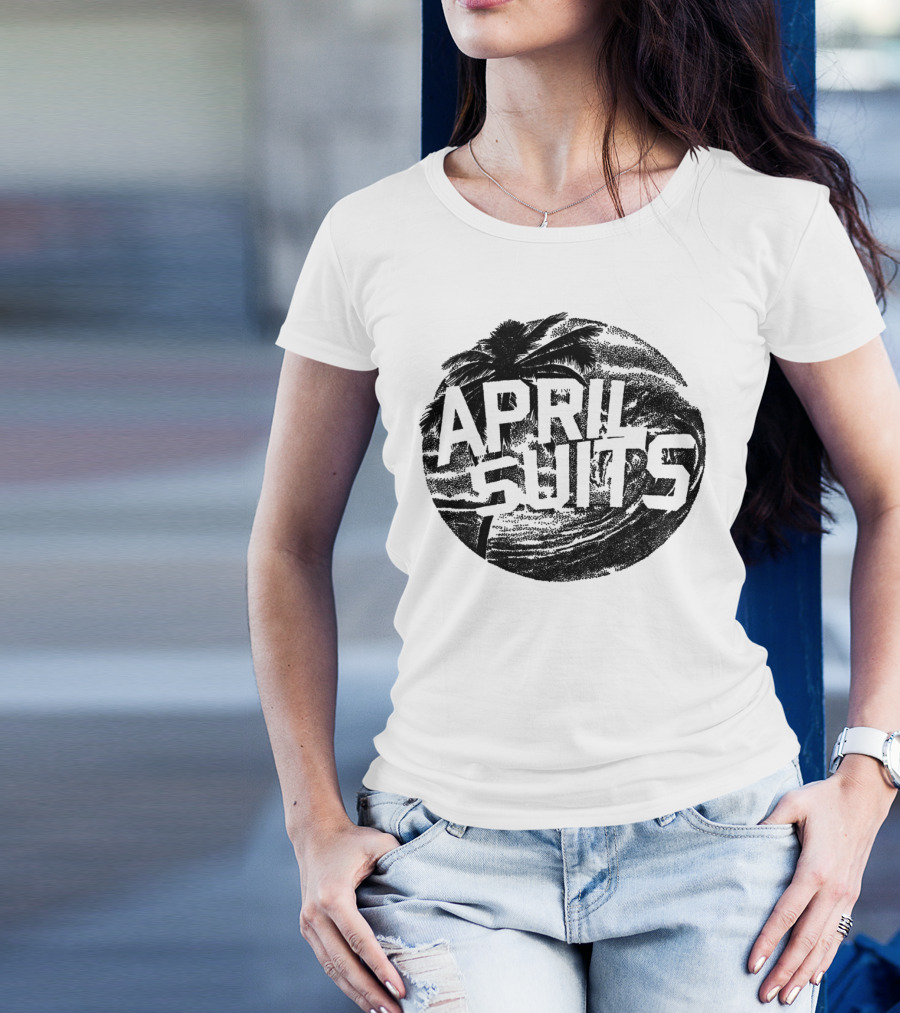 April Suits Padagat Tropical Palm Wave T-Shirt