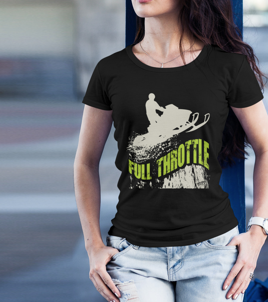 Full Throttle Off-Road Sled Adventure T-Shirt