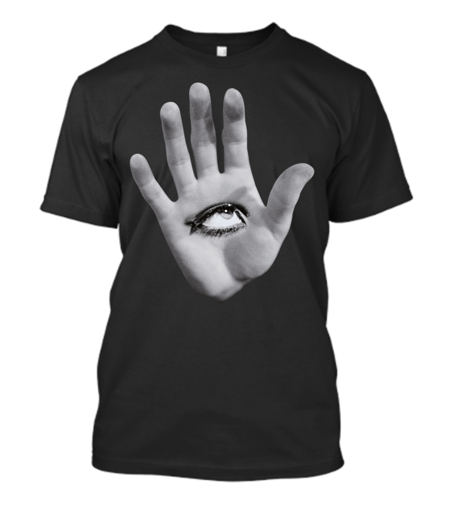 Aquarel Eye In Hand Optical Illusion T-Shirt
