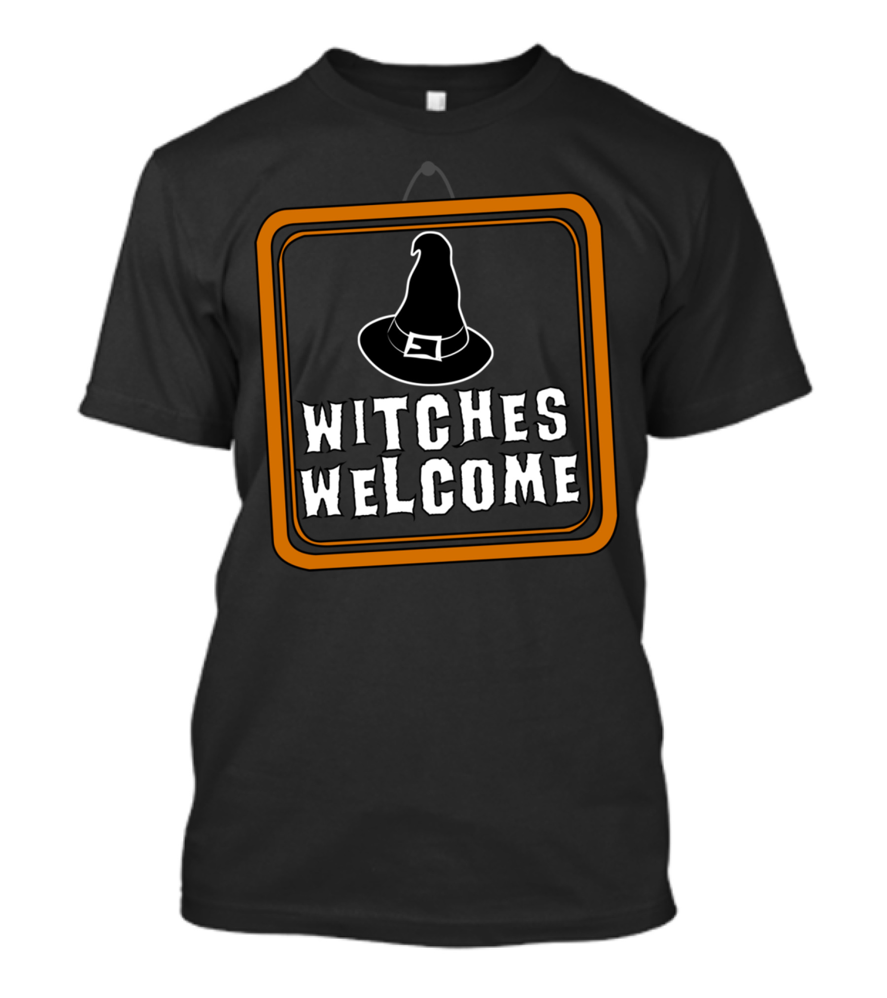 Witches Welcome Sign With Witch Hat T-Shirt