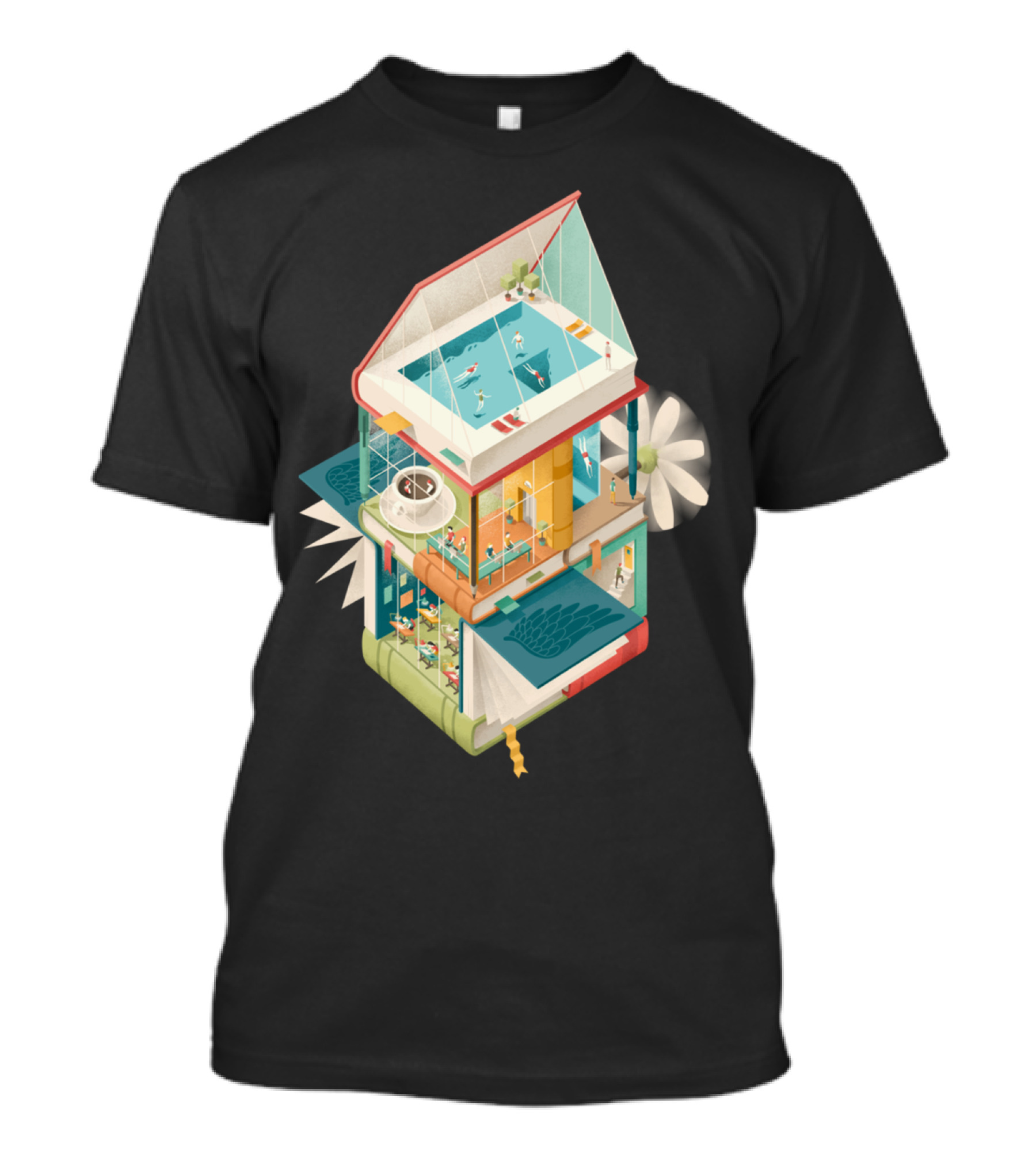 Creative House Playful Multi-Level Indoor Activity Spaces T-Shirt