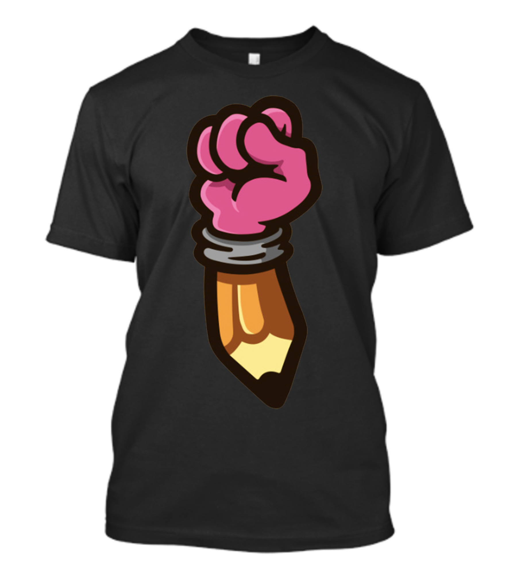 Creative Power Raised Fist Pencil T-Shirt