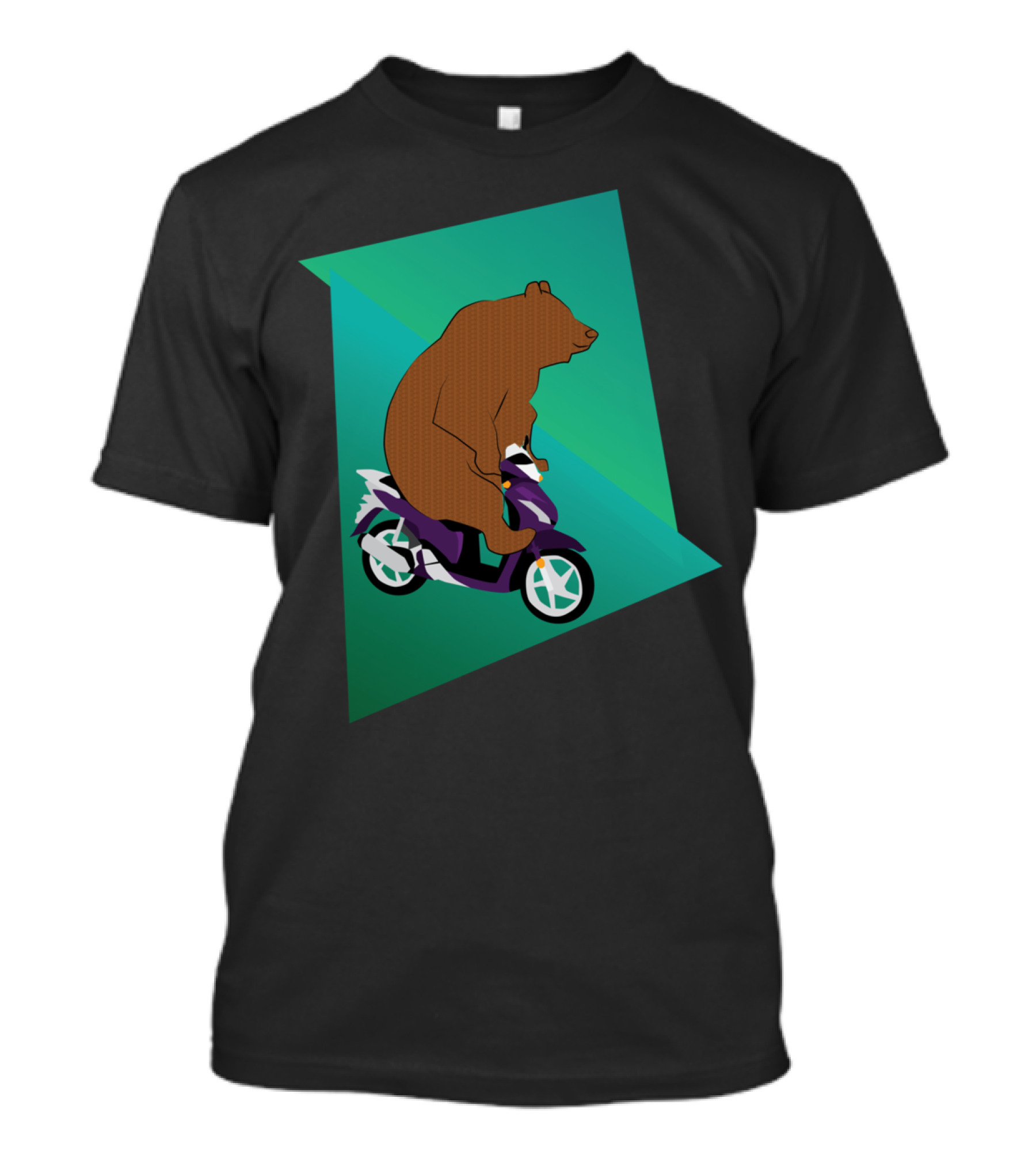 BearrPed Scooter Riding Bear T-Shirt