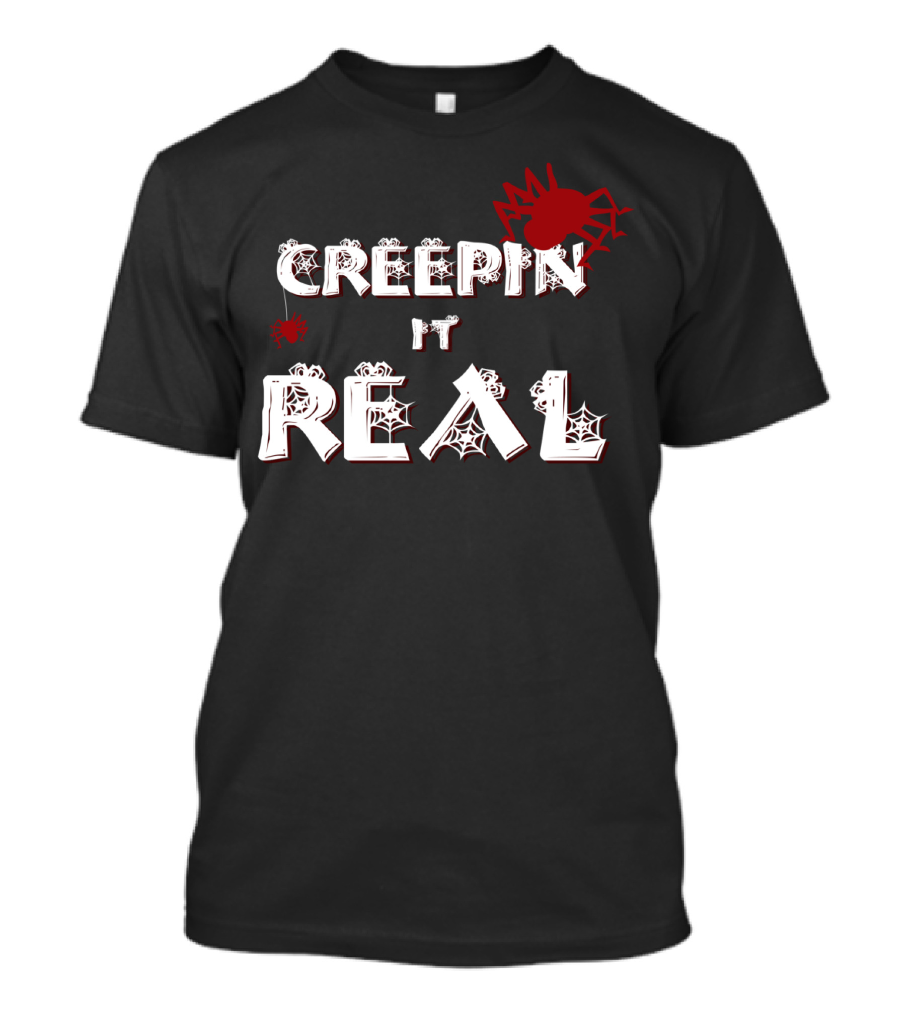 Creepin It Real Spider Web T-Shirt