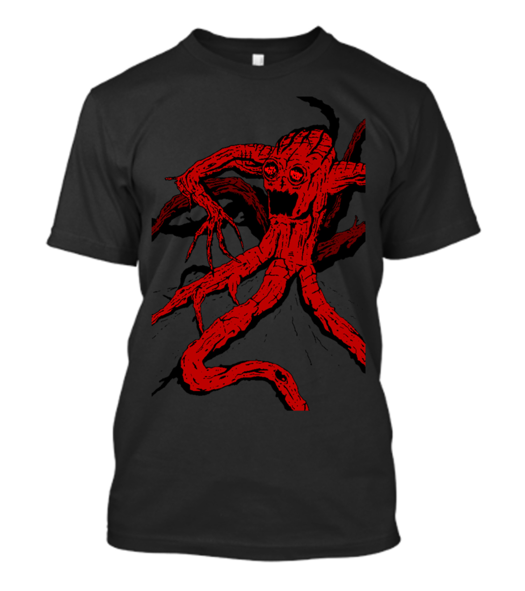 Crimson Tree Demon Monster Tentacles T-Shirt