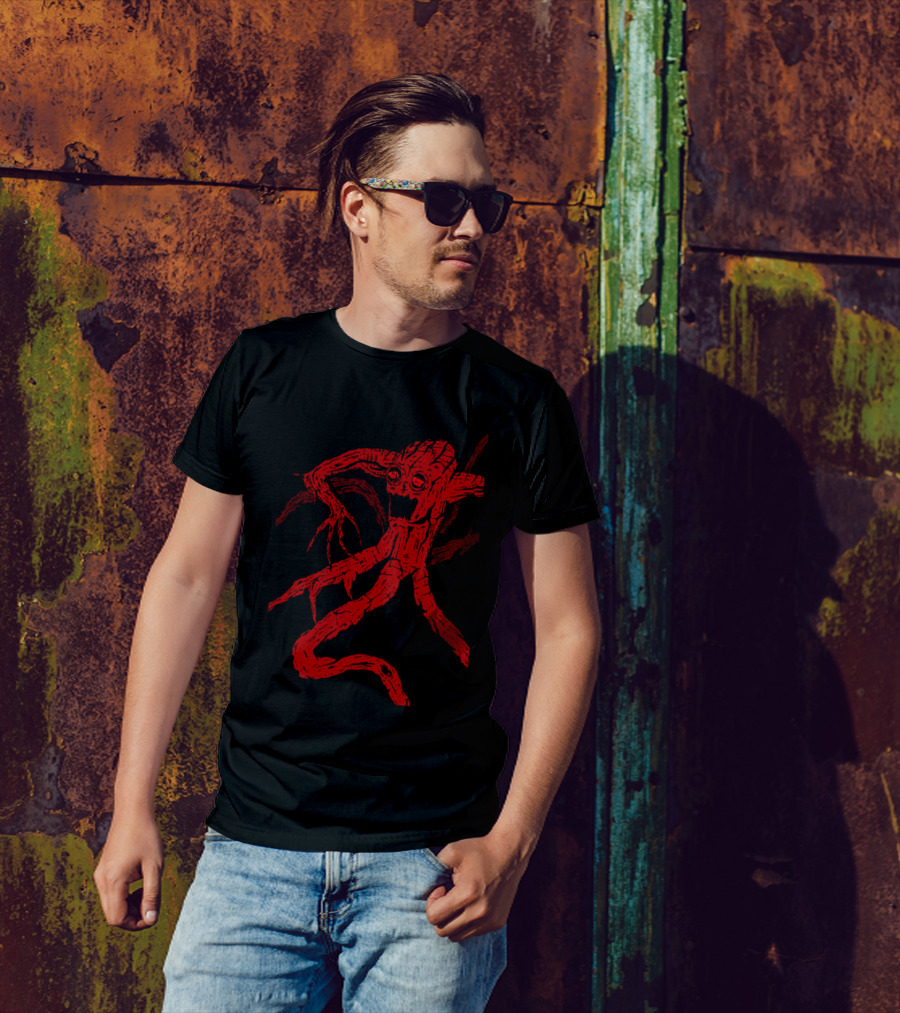 Crimson Tree Demon Monster Tentacles T-Shirt