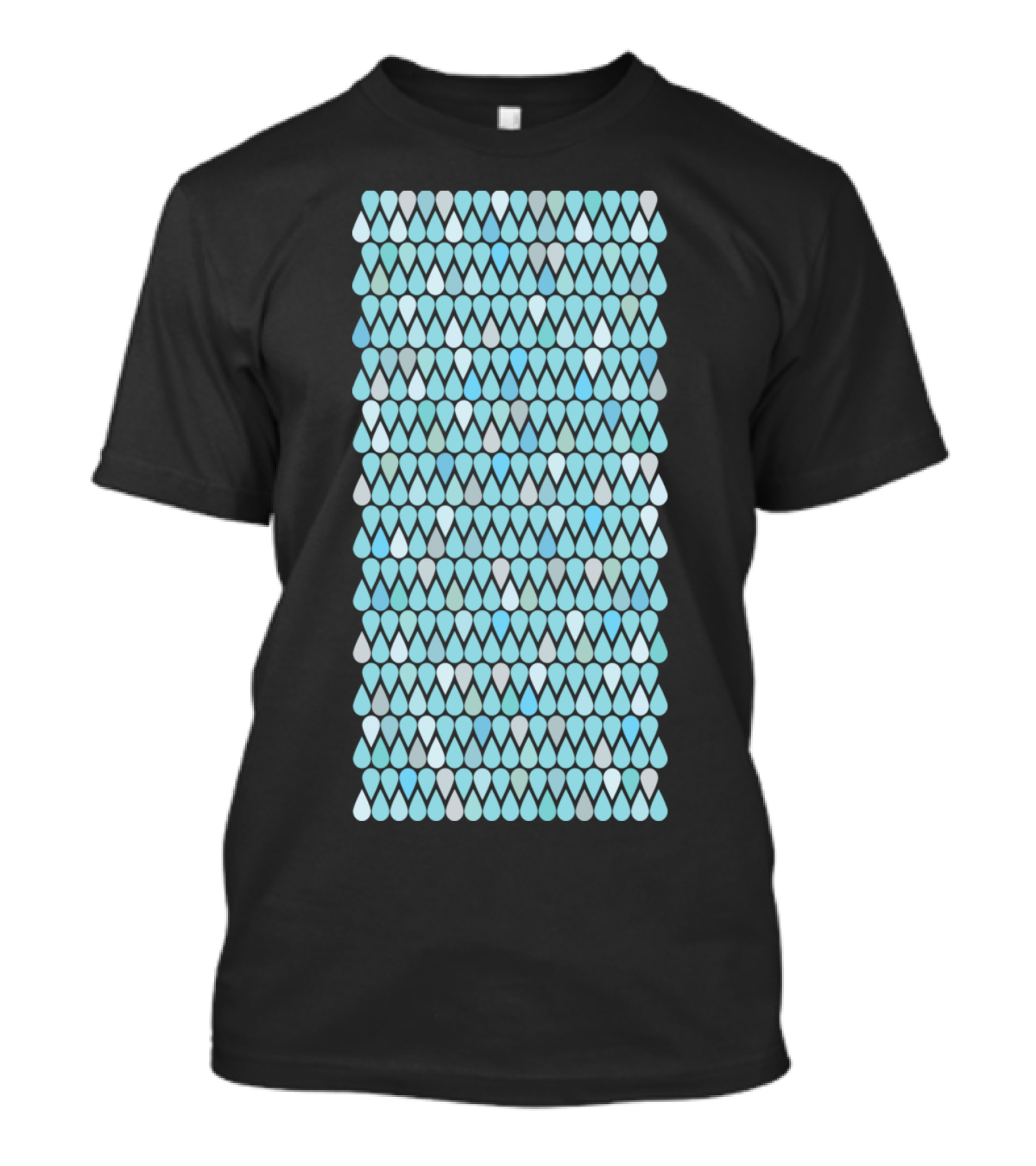 Raindrop Pattern Composition 'Tears Or Rain' T-Shirt