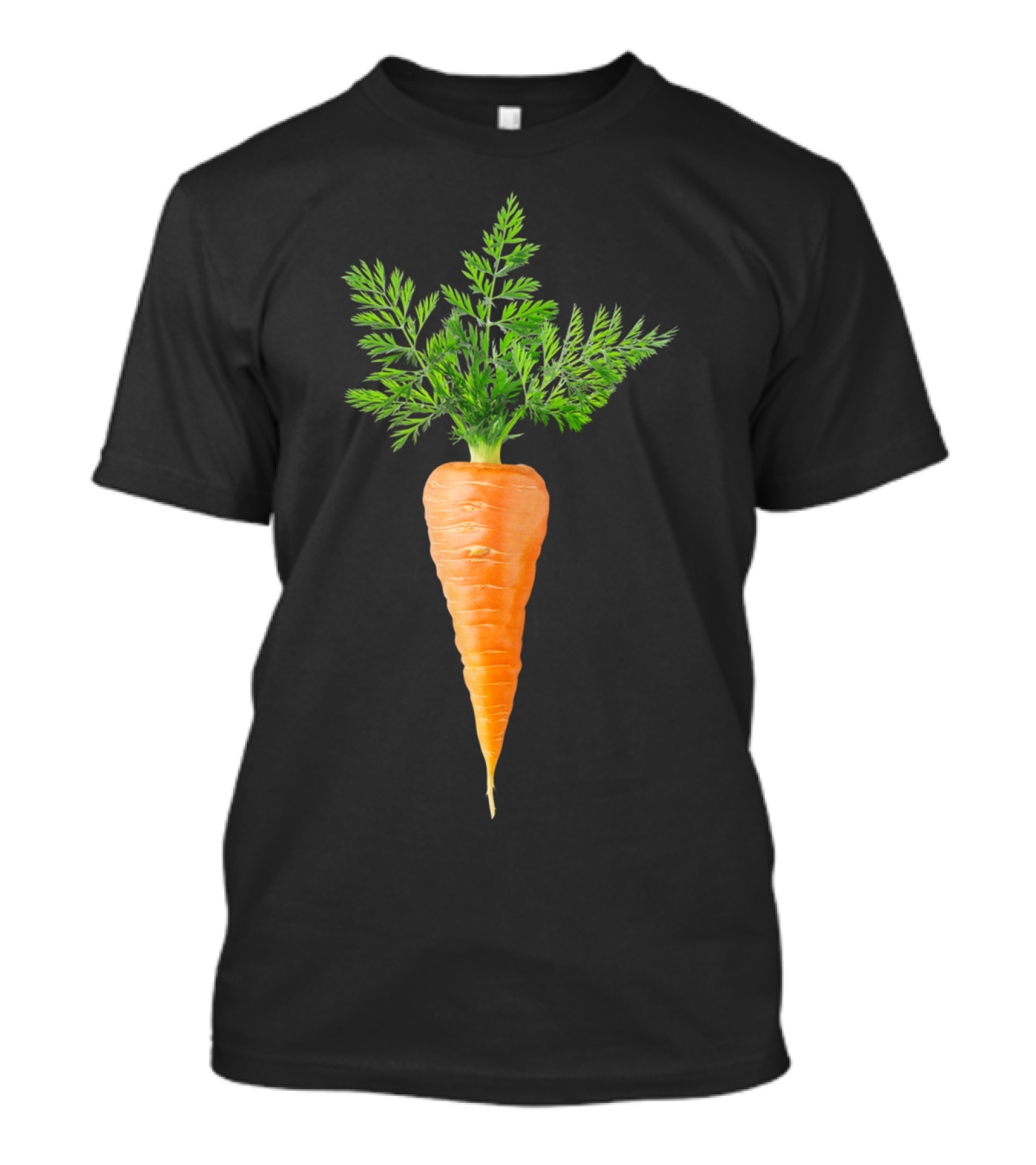 Carrot With Big Leaves Sti Organic Fresh Vegetable T-Shirt