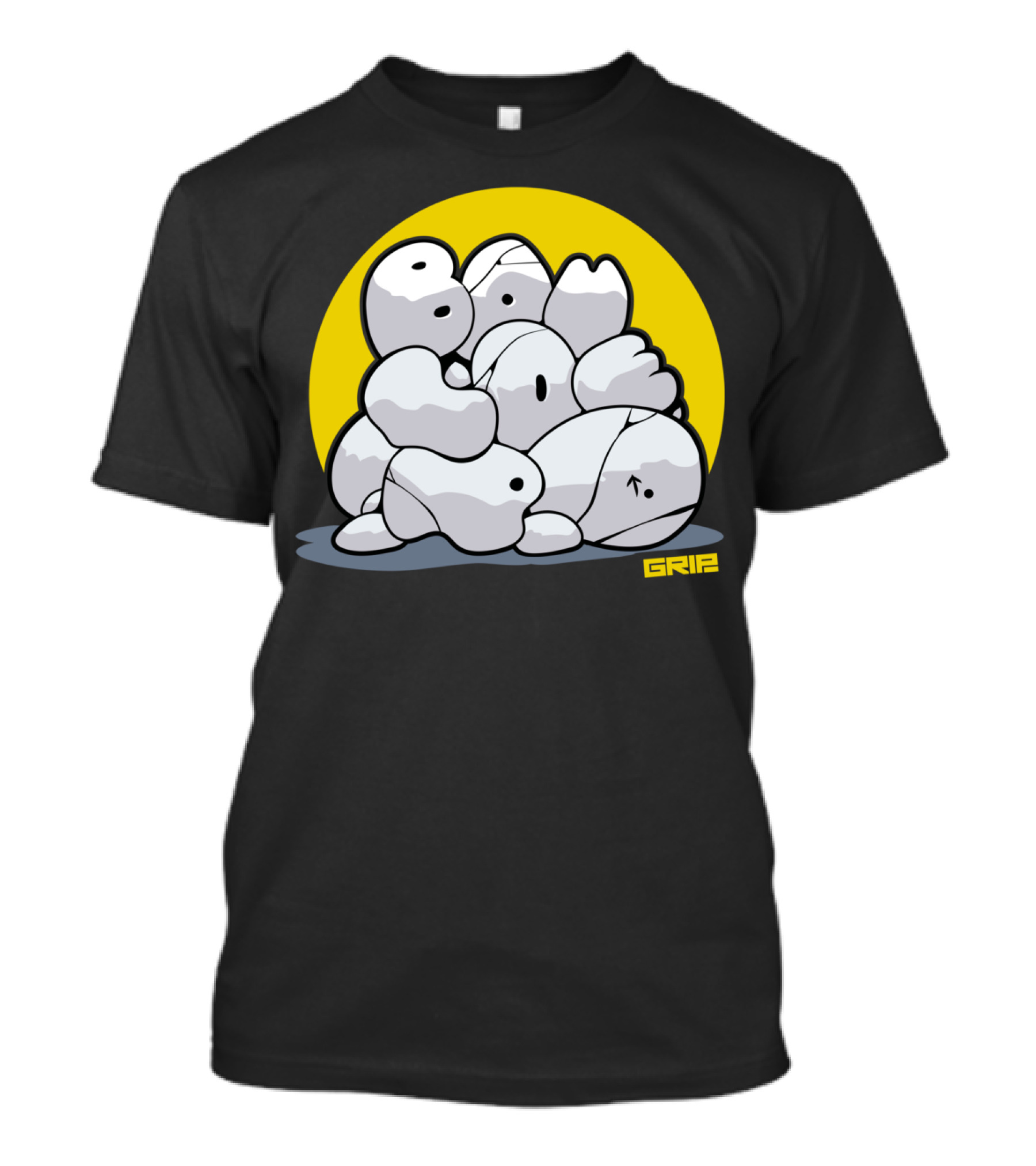Boulder Type Grip Rocks Stack T-Shirt