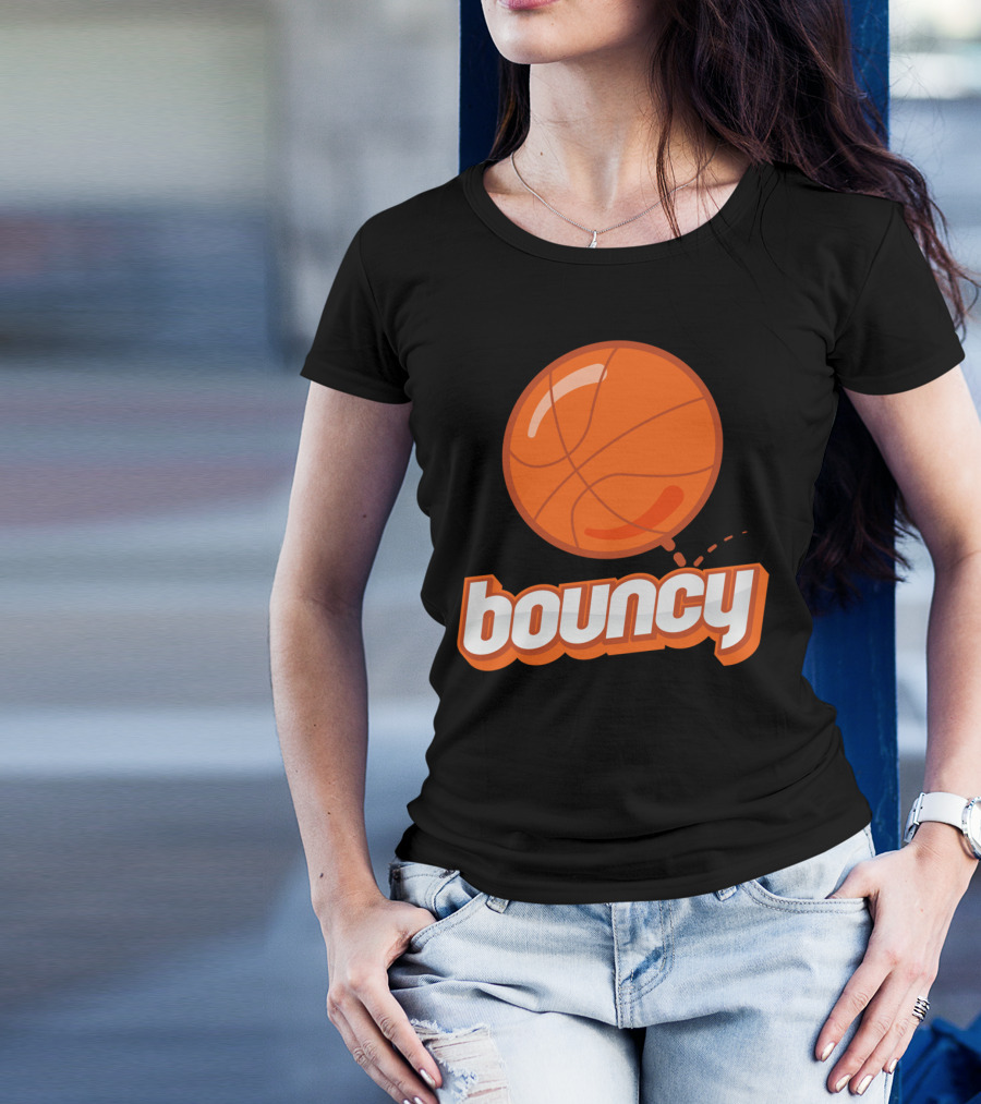Bouncy Basketball Bubble T-Shirt