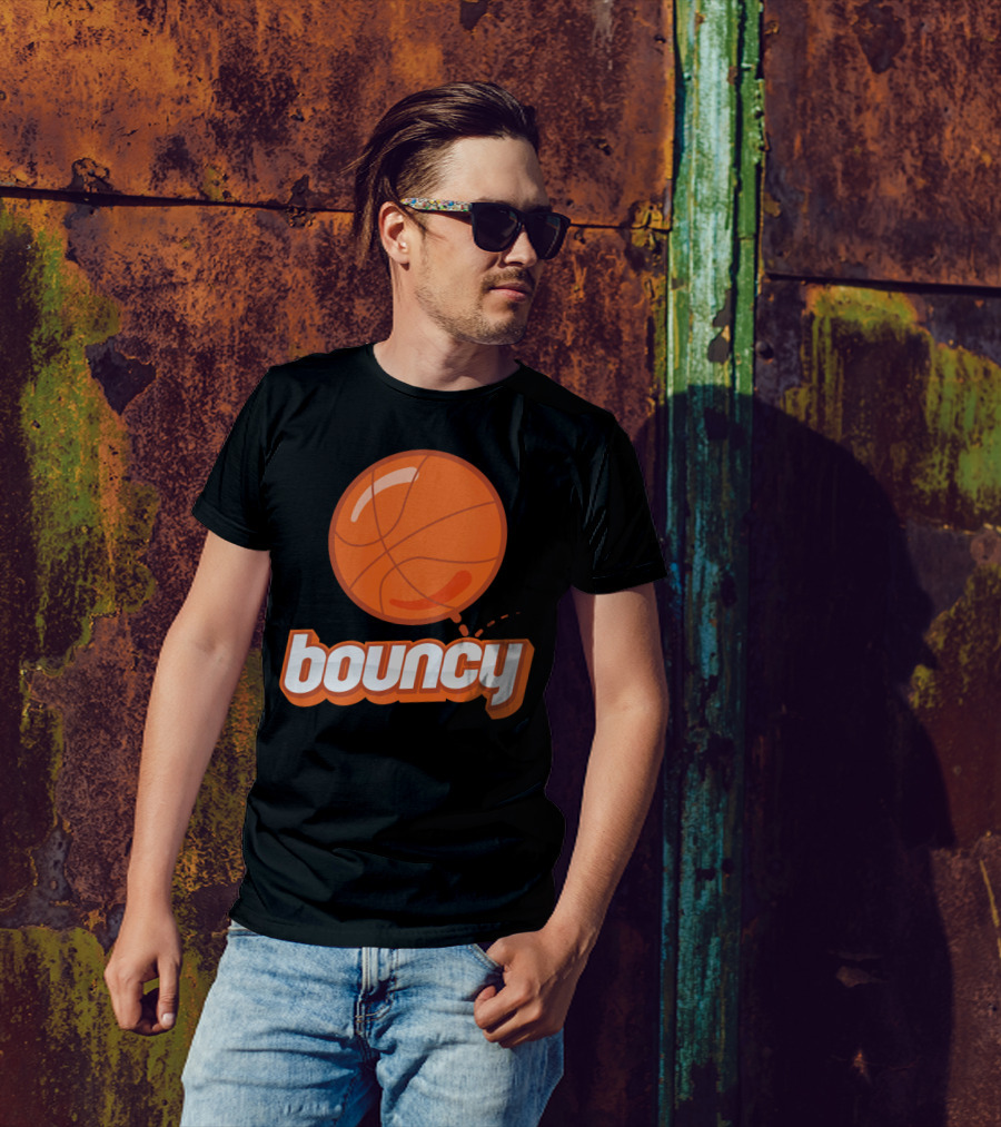 Bouncy Basketball Bubble T-Shirt
