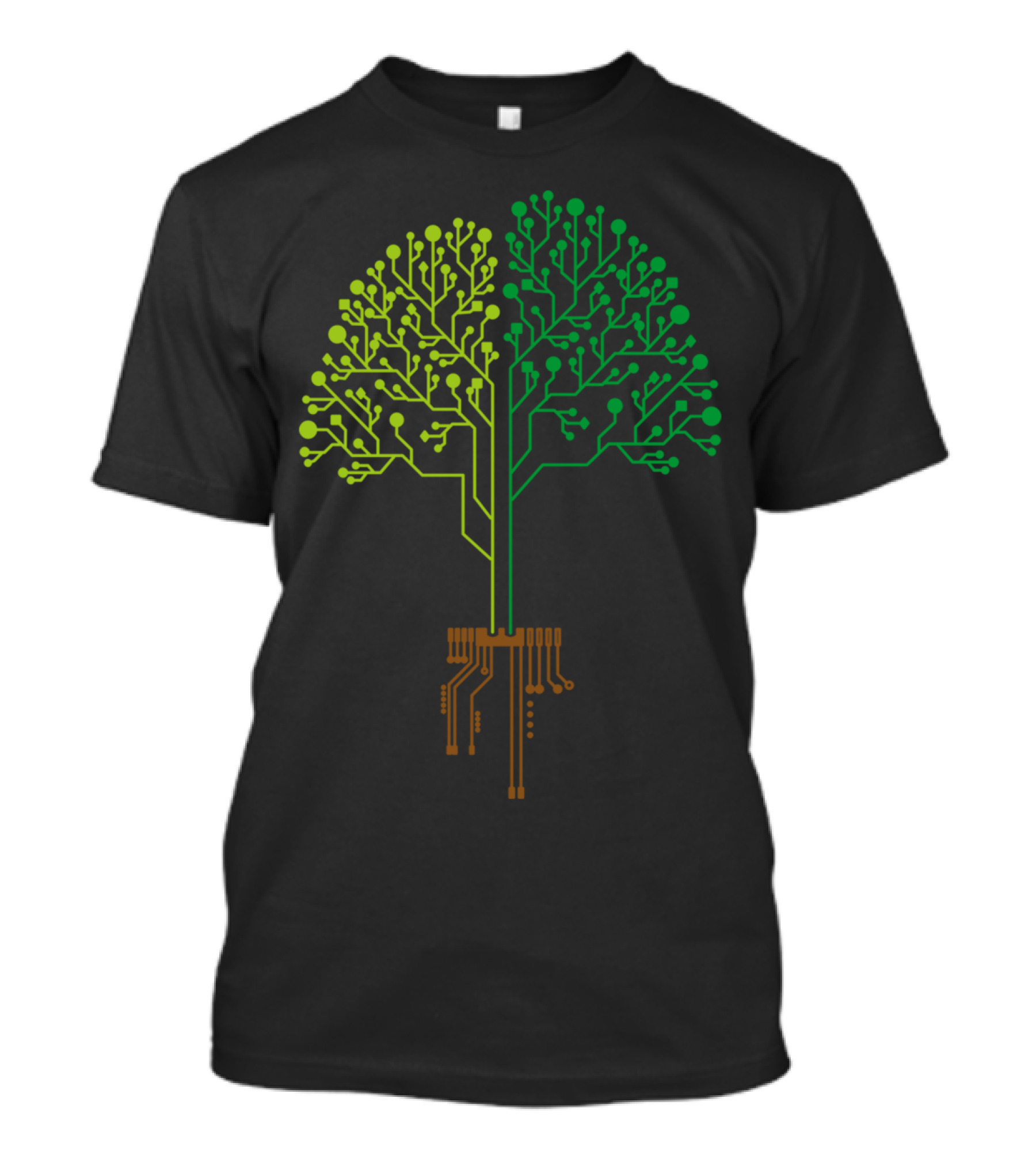 Tech Tree Circuitry Fusion T-Shirt