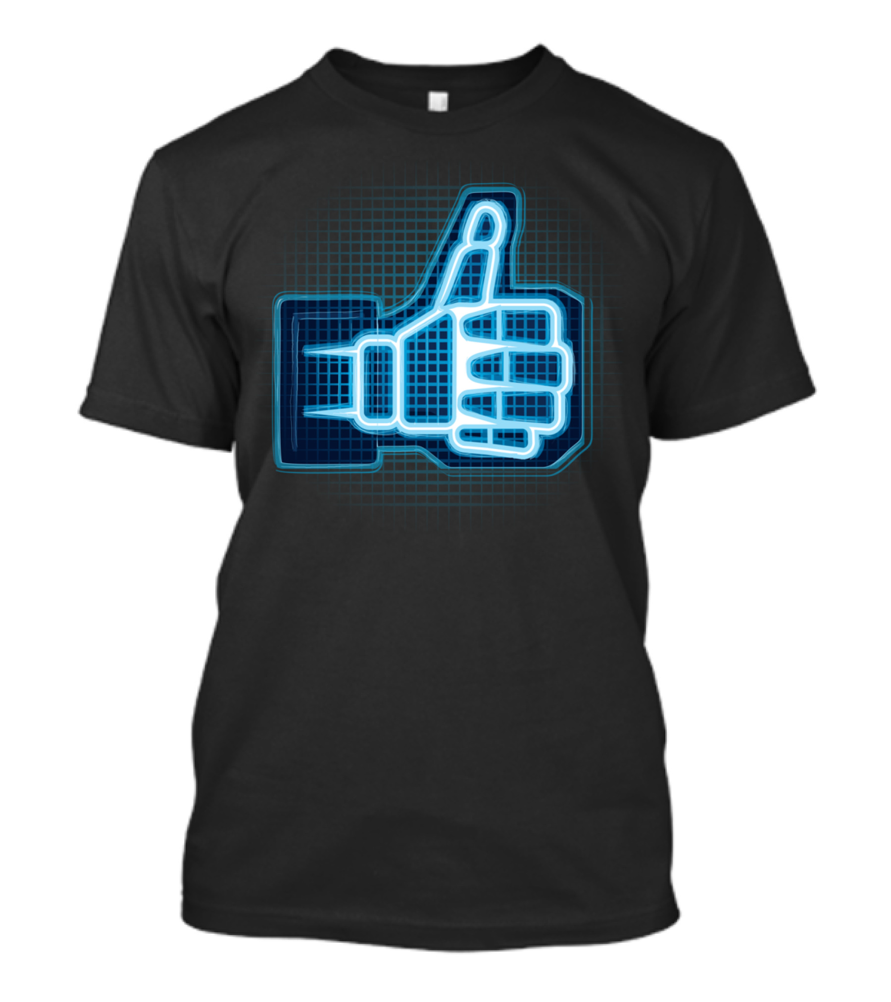 X Ray Like Neon Thumbs Up T-Shirt