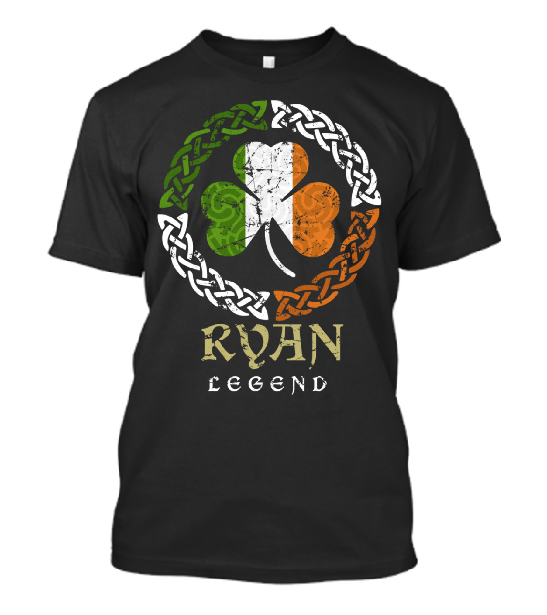 Ryan Legend Irish Shamrock Celtic Knot T-Shirt