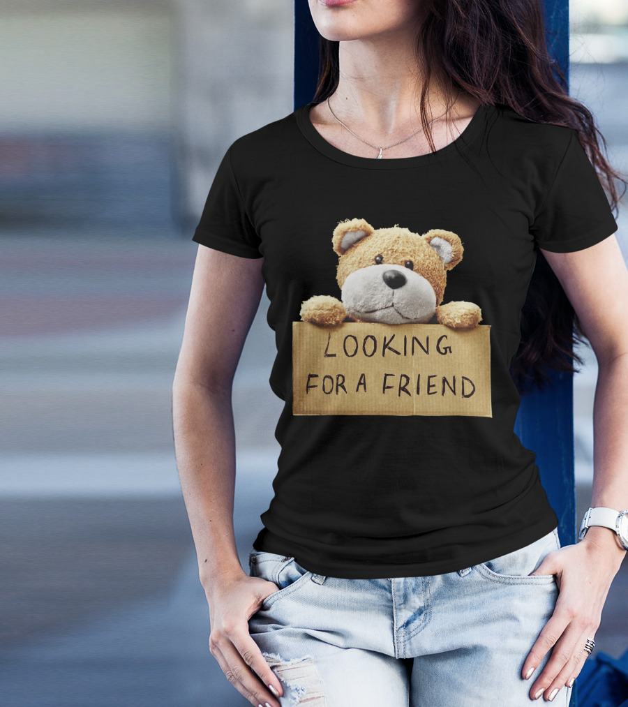 Teddy Bear Looking For A Friend T-Shirt