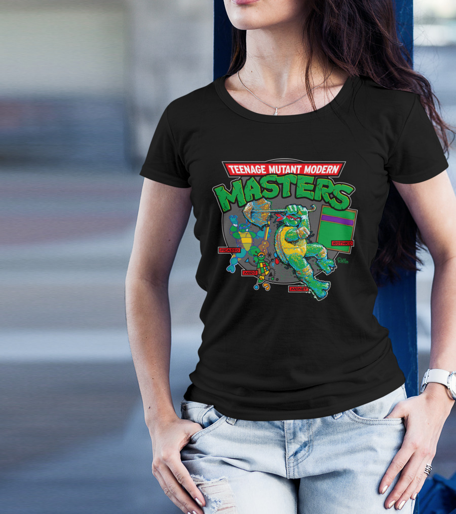 Teenage Mutant Modern Masters Picasso Miro Monet Rothko T-Shirt