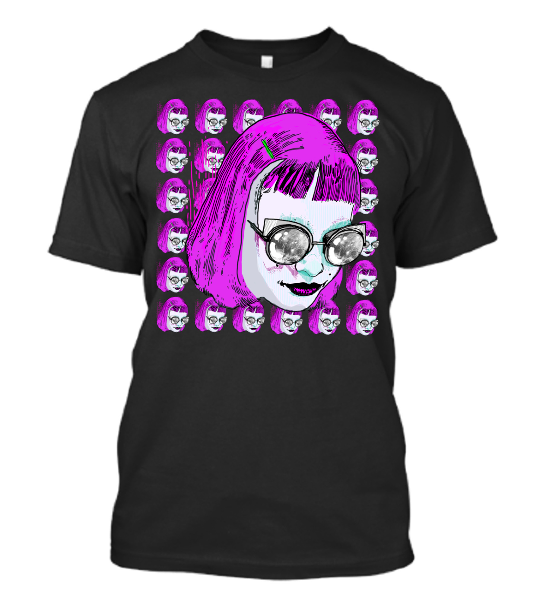 Galaxy Girl Retro Pop T-Shirt
