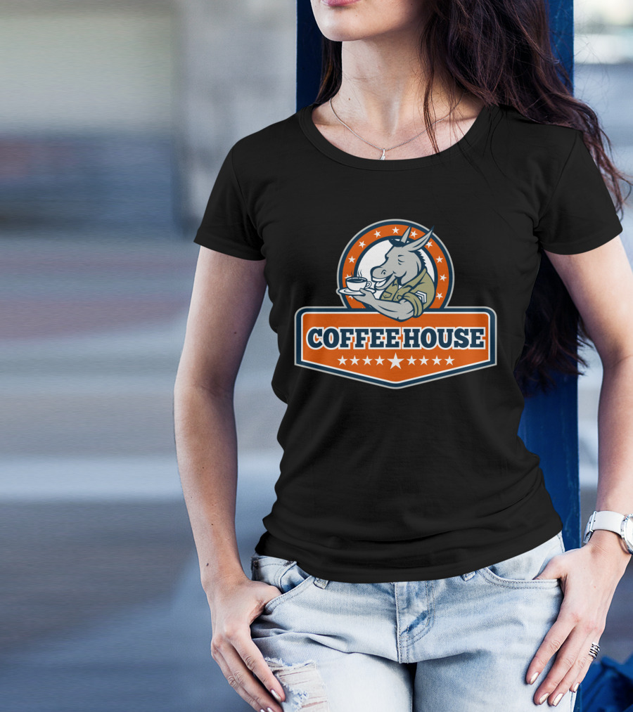 Army Sergeant Donkey Coffee House Stars T-Shirt