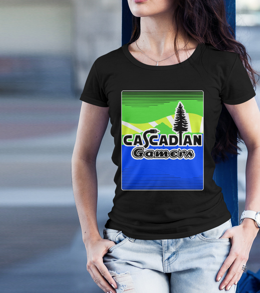 Cascadian Gamers Tree Logo T-Shirt