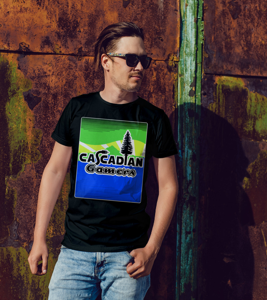 Cascadian Gamers Tree Logo T-Shirt
