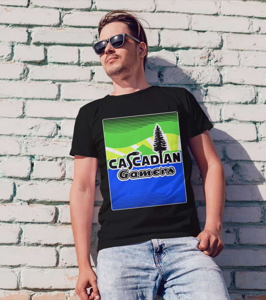 Cascadian Gamers Tree Logo T-Shirt