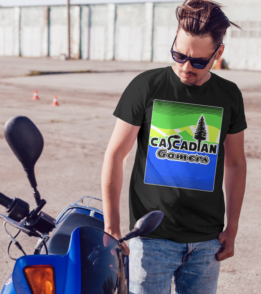 Cascadian Gamers Tree Logo T-Shirt