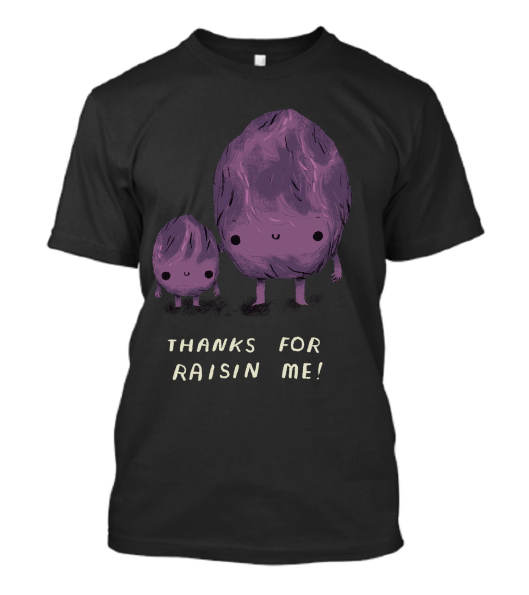 Thanks For Raisin Me Cute Grapes Parent Baby Duo T-Shirt