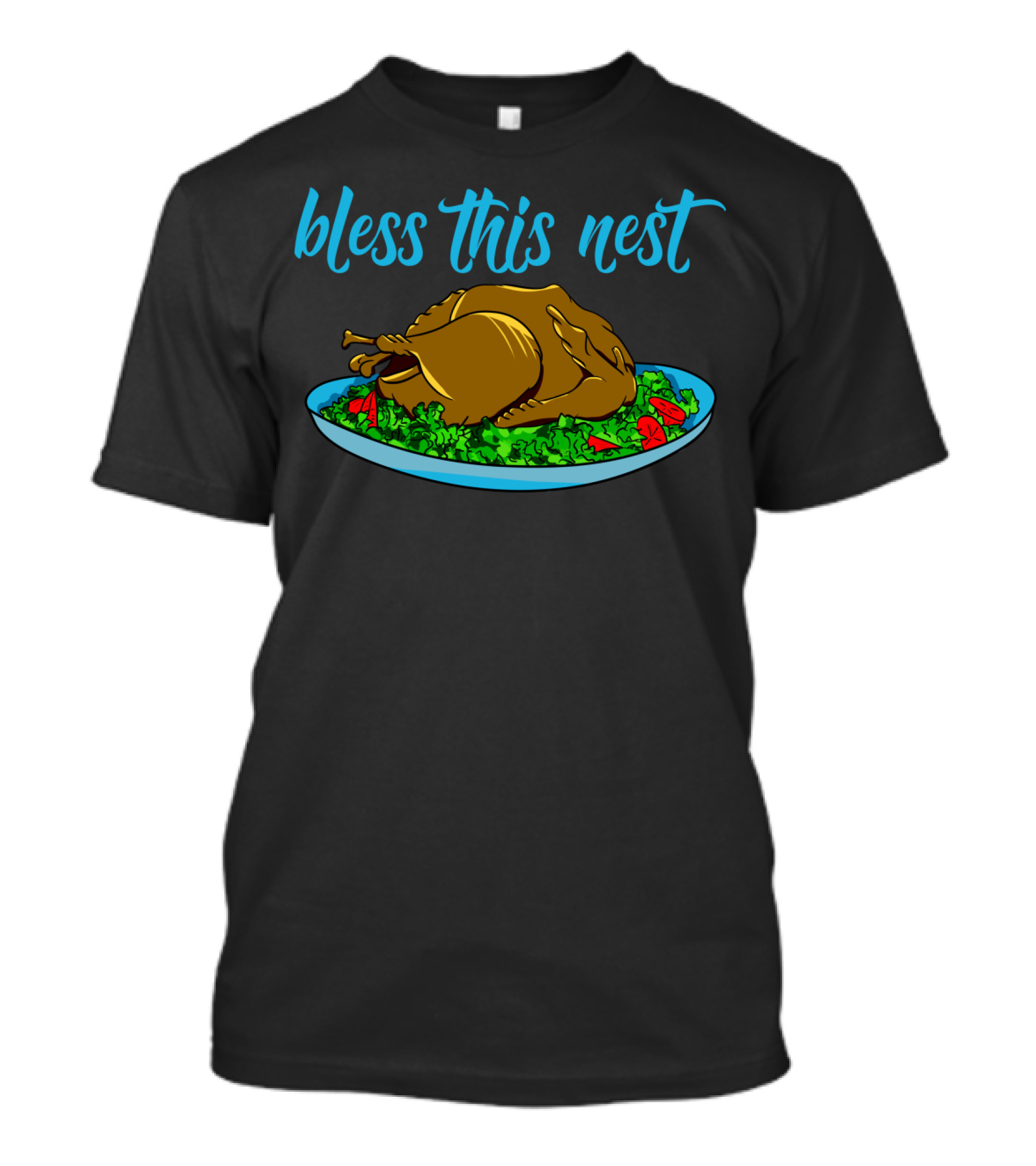 Bless This Nest Thanksgiving Blessed Family T-Shirt