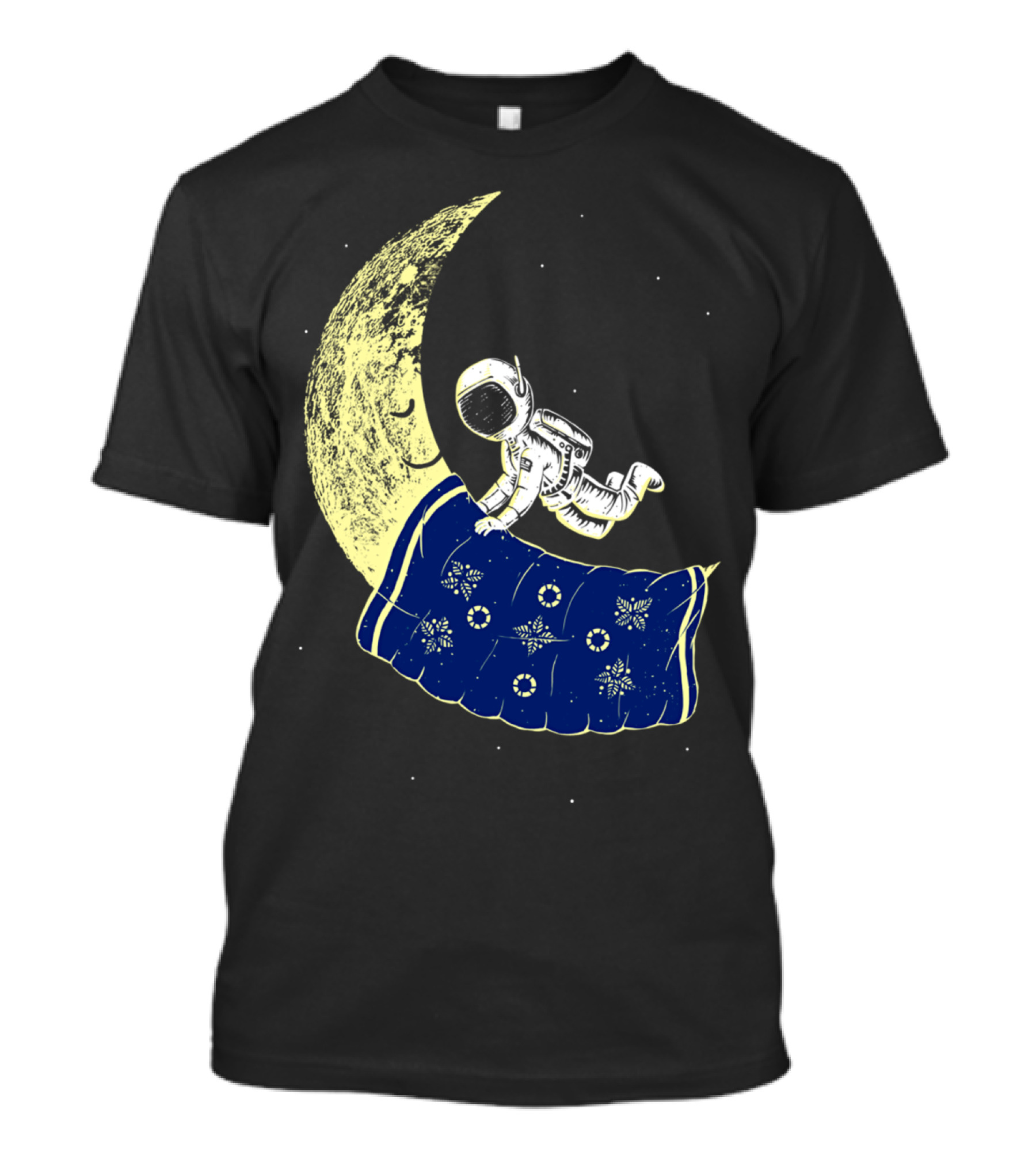 You Need A Break Astronaut Resting On Moon With Starry Blanket T-Shirt