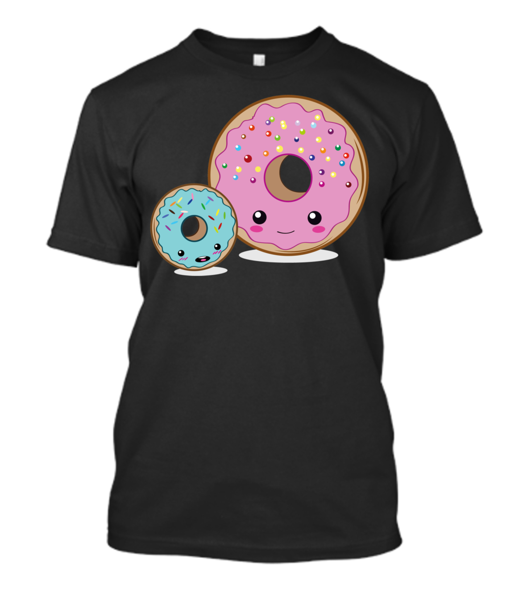 Kawaii Donut Friends With Pastel Sprinkles T-Shirt