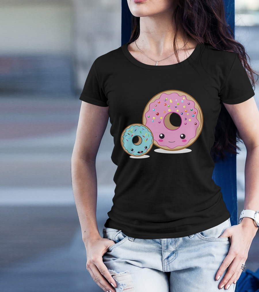 Kawaii Donut Friends With Pastel Sprinkles T-Shirt