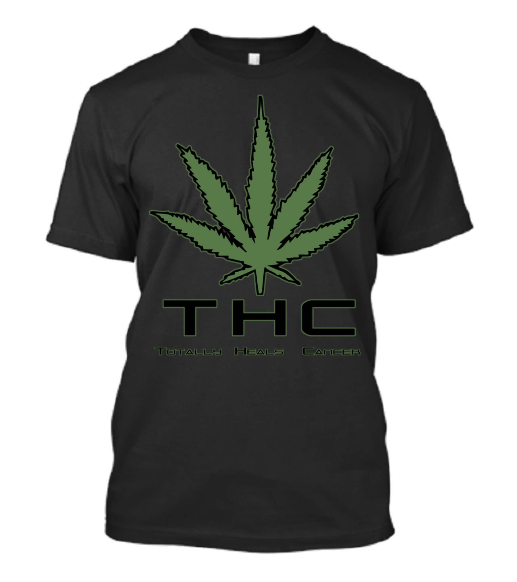 THC Totally Heals Cancer Leaf T-Shirt